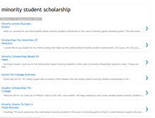 Tablet Screenshot of minoritystudentscholarship.blogspot.com