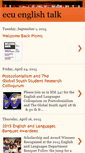 Mobile Screenshot of ecuenglishtalk.blogspot.com
