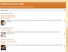 Tablet Screenshot of cienciateruel.blogspot.com