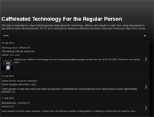 Tablet Screenshot of caffeinetek.blogspot.com