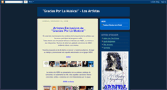 Desktop Screenshot of graciasporlamusica4.blogspot.com