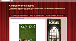 Desktop Screenshot of churchofthemasses.blogspot.com