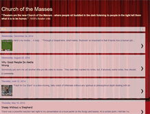 Tablet Screenshot of churchofthemasses.blogspot.com