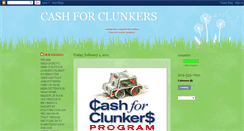 Desktop Screenshot of cashforclunkernow.blogspot.com