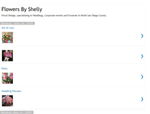 Tablet Screenshot of flowersbyshelly.blogspot.com