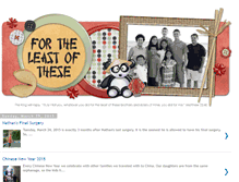 Tablet Screenshot of fortheleastofthese-duryeafamily.blogspot.com