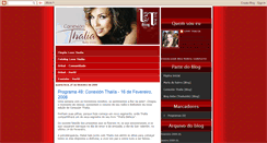 Desktop Screenshot of lovethaliabr-conexao.blogspot.com