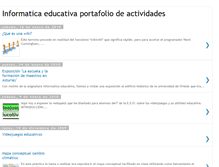 Tablet Screenshot of infoeducativaactividades.blogspot.com