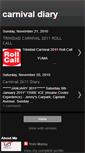 Mobile Screenshot of carnival2k11diary.blogspot.com