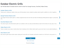 Tablet Screenshot of outdoorelectricgrills.blogspot.com