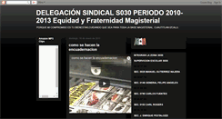 Desktop Screenshot of delegacionsindicals030.blogspot.com