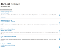 Tablet Screenshot of freeware-downloadfreeware.blogspot.com