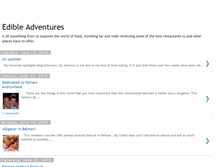 Tablet Screenshot of edibleadventure.blogspot.com