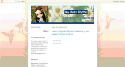 Desktop Screenshot of mybabyblythe.blogspot.com