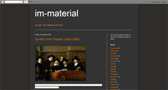 Desktop Screenshot of im-material.blogspot.com