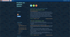 Desktop Screenshot of portfolioadrianagomes.blogspot.com