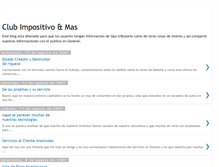 Tablet Screenshot of clubimpositvo.blogspot.com