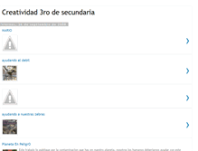 Tablet Screenshot of creatividadenlinea3.blogspot.com