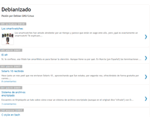 Tablet Screenshot of debianizado.blogspot.com