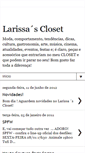 Mobile Screenshot of larissascloset.blogspot.com