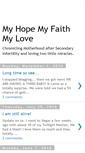 Mobile Screenshot of myhopemyfaithmylove.blogspot.com