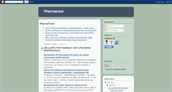 Desktop Screenshot of pharmatutor.blogspot.com