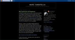 Desktop Screenshot of marcsabatella.blogspot.com