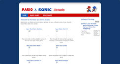 Desktop Screenshot of marioandsonicarcade.blogspot.com