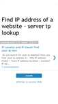 Mobile Screenshot of find-ip-address-server.blogspot.com