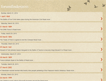 Tablet Screenshot of forumfinder2011.blogspot.com
