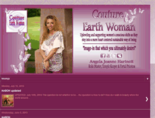 Tablet Screenshot of coutureearthwoman.blogspot.com