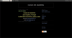 Desktop Screenshot of casas-de-madera.blogspot.com