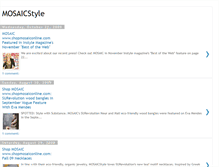 Tablet Screenshot of mosaicstyle.blogspot.com
