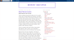 Desktop Screenshot of bondcrecipes.blogspot.com
