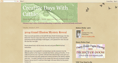 Desktop Screenshot of creativedayswithcathie.blogspot.com