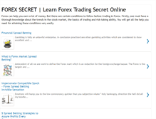 Tablet Screenshot of learnforextradingsecret.blogspot.com