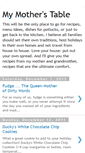 Mobile Screenshot of mymotherstable.blogspot.com