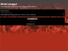 Tablet Screenshot of model-sanggul.blogspot.com
