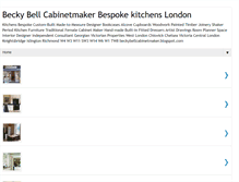 Tablet Screenshot of beckybellcabinetmaker.blogspot.com