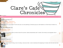 Tablet Screenshot of clarescafechronicles.blogspot.com