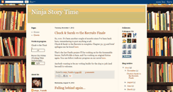 Desktop Screenshot of ninjastorytime.blogspot.com