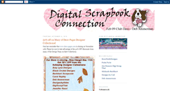 Desktop Screenshot of digitalscrapbookconnection.blogspot.com