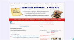 Desktop Screenshot of legislacioneducativayalgomas.blogspot.com