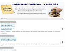 Tablet Screenshot of legislacioneducativayalgomas.blogspot.com