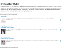 Tablet Screenshot of kristenhairstylist.blogspot.com