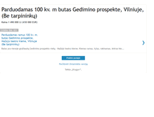 Tablet Screenshot of parduodamasbutas.blogspot.com