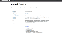 Desktop Screenshot of abisantos.blogspot.com
