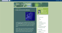 Desktop Screenshot of politicajoaquinhernandez.blogspot.com