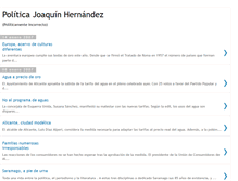 Tablet Screenshot of politicajoaquinhernandez.blogspot.com