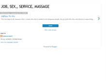 Tablet Screenshot of jobsexservicemassage.blogspot.com